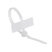 Хомут под маркер nylon 100x2,5мм 100 шт. белый REXANT Хомут под маркер nylon 100x2,5мм 100 шт. белый REXANT