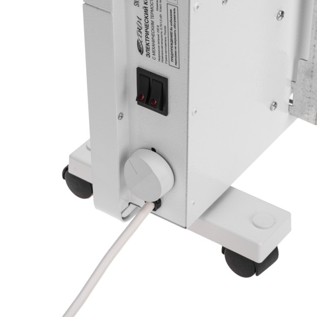 Электрический конвектор с механическим термостатом, 1,5 кВт, Х-монолит СОКОЛ Электрический конвектор с механическим термостатом, 1,5 кВт, Х-монолит СОКОЛ