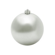 Елочная фигура Шар, 15 см, цвет серебряный матовый Елочная фигура Шар, 15 см, цвет серебряный матовый