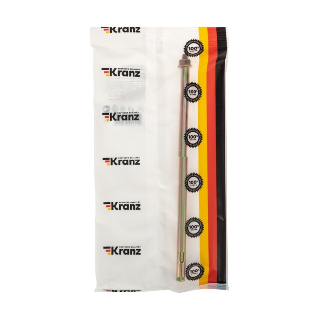 Анкерный болт KRANZ с гайкой 10х250, пакет (1 шт./уп.)