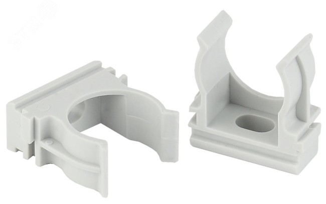 Крепеж-клипса (cерый) для трубы d 16мм Крепеж-клипса (cерый) для трубы d 16мм