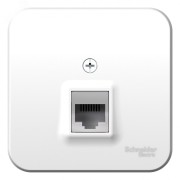 Розетка BLANCA наружная компьютерная RJ45, кат.5e, с изолирующей пластиной, белый Розетка BLANCA наружная компьютерная RJ45, кат.5e, с изолирующей пластиной, белый