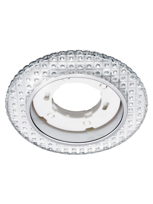 Светильник встраиваемый СВ 03-17 GX53 230В LED подсветка 5 Вт зеркальный/хром TDM Светильник встраиваемый СВ 03-17 GX53 230В LED подсветка 5 Вт зеркальный/хром TDM