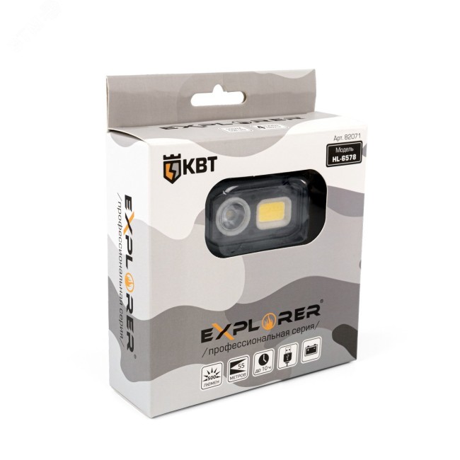 Фонарик налобный Explorer HL-6578 Фонарик налобный Explorer HL-6578