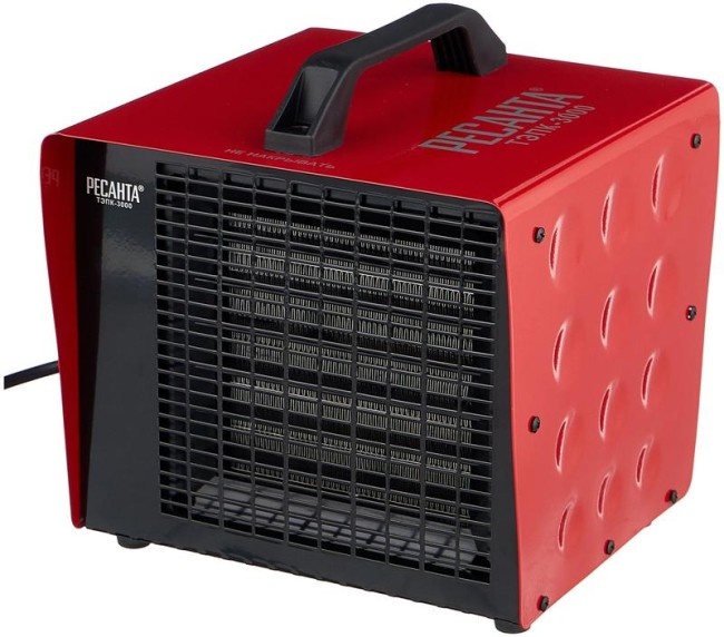 Пушка тепловая электрическая ТЭПК-3000 керамич. нагревательный элемент Ресанта 67/1/22 Пушка тепловая электрическая ТЭПК-3000 керамич. нагревательный элемент Ресанта 67/1/22