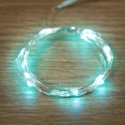 Гирлянда Роса, 2 м, 20 диодов, цвет бирюзовый, тонкий батарейный блок Гирлянда Роса, 2 м, 20 диодов, цвет бирюзовый, тонкий батарейный блок