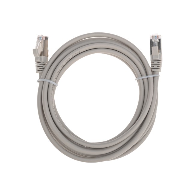 Патч-корд F/UTP, CAT 5e, RJ45-RJ45, 26AWG, LSZH, серый, 3м  REXANT