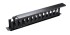 Органайзер кабельный 19дюйм 1U с крышкой TOKOV ELECTRIC TKE-CM-1U-PC