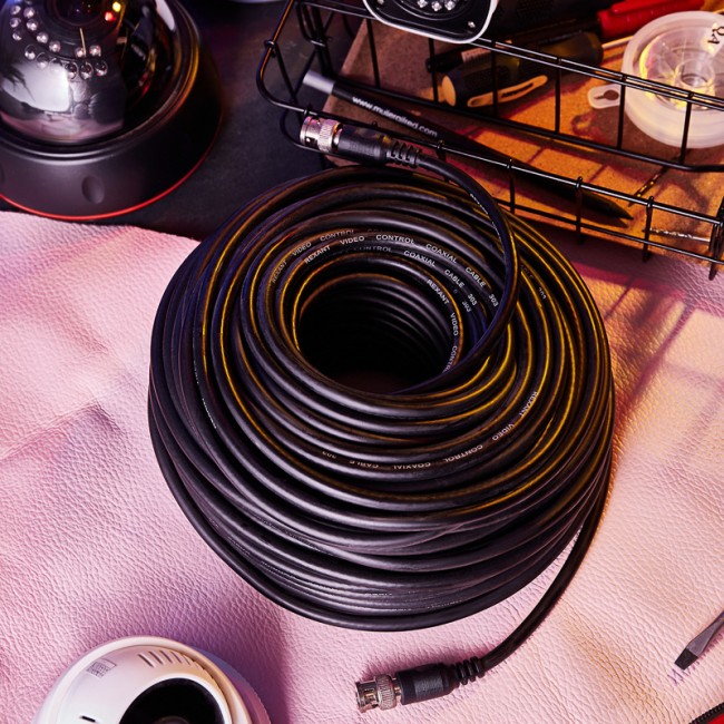 Кабель соединительный BNC - BNC, длина 45 метров REXANT Кабель соединительный BNC - BNC, длина 45 метров REXANT