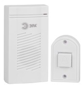 Звонок дверной D50 проводной, белый, 1 мелодия ЭРА