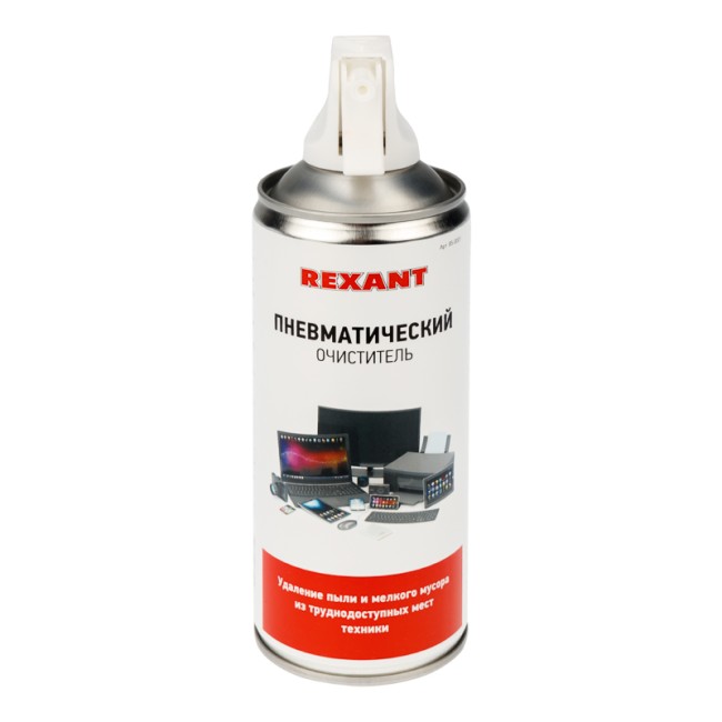 Пневматический очиститель (Сжатый воздух) DUST OFF, 520мл (400мл), аэрозоль REXANT