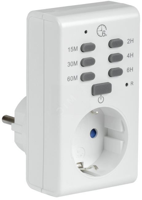 РТЭ-2 Розетка-таймер электр. с инд. 15мин-6ч 16А IP20 IEK РТЭ-2 Розетка-таймер электр. с инд. 15мин-6ч 16А IP20 IEK