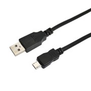 Кабель USB (шт. micro USB - шт.USB A) 3 метра, черный REXANT