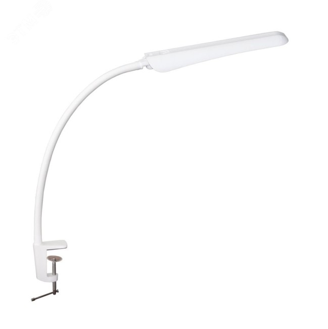 Светильник Гермес СШ ( светодиодный, на струбцине) 8Вт, сенсорный выкл., белый Светильник Гермес СШ ( светодиодный, на струбцине) 8Вт, сенсорный выкл., белый