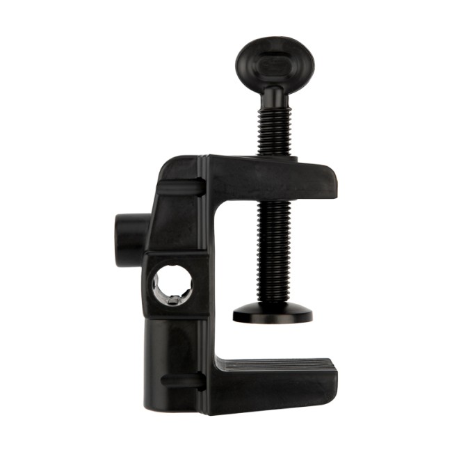 Светильник настольный REXANT Акцент на металлической стойке с винтовым зажимом, с цоколем Е27, 60 Вт, цвет лунный свет Светильник настольный REXANT Акцент на металлической стойке с винтовым зажимом, с цоколем Е27, 60 Вт, цвет лунный свет