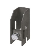 Держатель фасадный с зажимом для полосы толщиной 3-8 мм, термодиффузия TDM Держатель фасадный с зажимом для полосы толщиной 3-8 мм, термодиффузия TDM