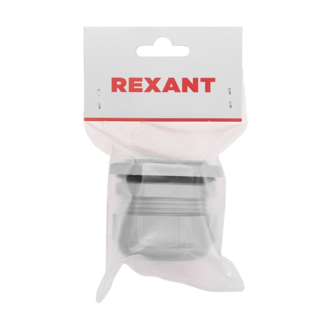 Кабельный ввод PG-42 (30-38мм) серый, комплект (1 шт/уп) REXANT