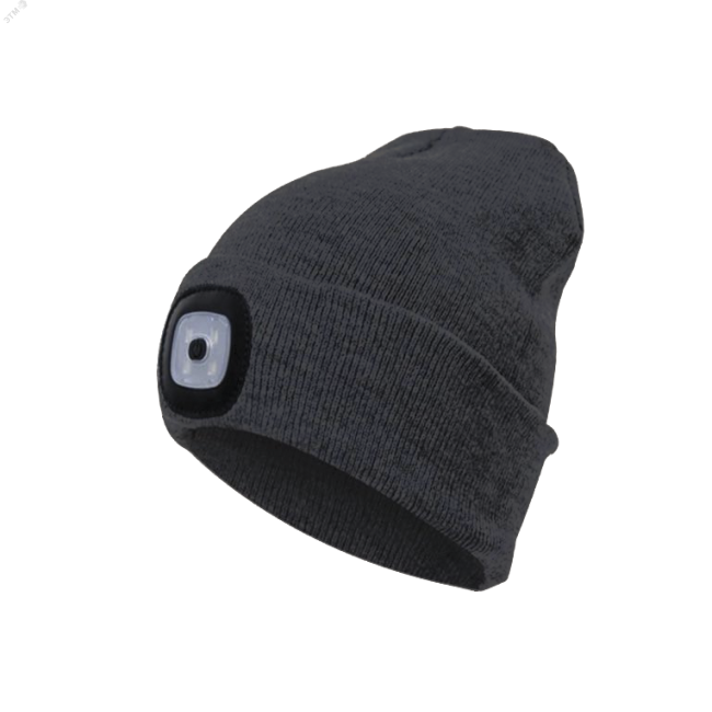 Фонарь-шапка 120Лм 3 режима 200мАч черная