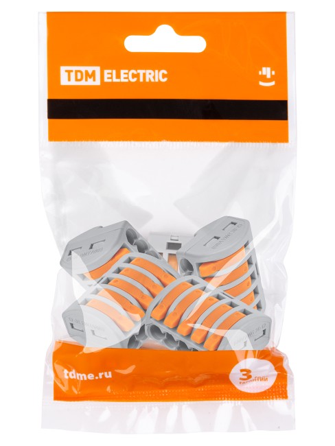 Соединительная клемма СК-415 (2,5мм2) (5 шт/упак) TDM Соединительная клемма СК-415 (2,5мм2) (5 шт/упак) TDM