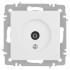 Розетка телевизионная одиночная TV СП Accent 6-301-01М IP20 бел. матов. Intro Б0063603 Розетка телевизионная одиночная TV СП Accent 6-301-01М IP20 бел. матов. Intro Б0063603