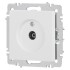 Розетка телевизионная одиночная TV СП Accent 6-301-01М IP20 бел. матов. Intro Б0063603 Розетка телевизионная одиночная TV СП Accent 6-301-01М IP20 бел. матов. Intro Б0063603