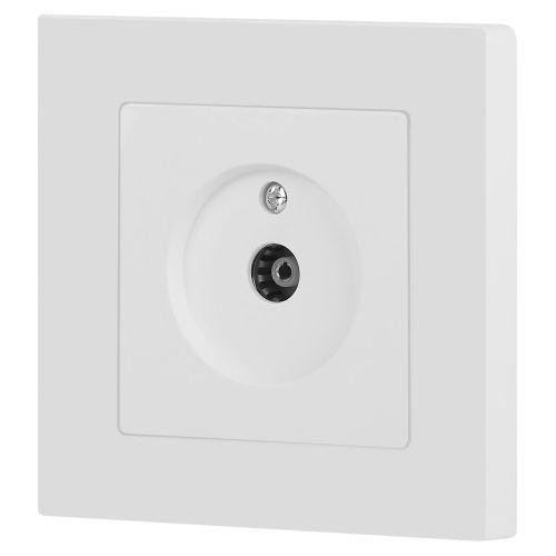 Розетка телевизионная одиночная TV СП Accent 6-301-01М IP20 бел. матов. Intro Б0063603 Розетка телевизионная одиночная TV СП Accent 6-301-01М IP20 бел. матов. Intro Б0063603