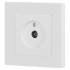 Розетка телевизионная одиночная TV СП Accent 6-301-01М IP20 бел. матов. Intro Б0063603 Розетка телевизионная одиночная TV СП Accent 6-301-01М IP20 бел. матов. Intro Б0063603