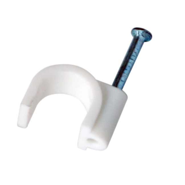 Крепеж кабеля круглый 9 мм, белый (упак. 20 шт) REXANT Крепеж кабеля круглый 9 мм, белый (упак. 20 шт) REXANT