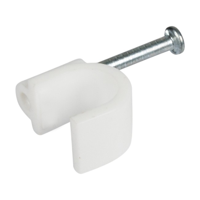 Крепеж кабеля круглый 9 мм, белый (упак. 20 шт) REXANT Крепеж кабеля круглый 9 мм, белый (упак. 20 шт) REXANT