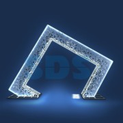 Декоративная арка Ромб 300 см белая Декоративная арка Ромб 300 см белая