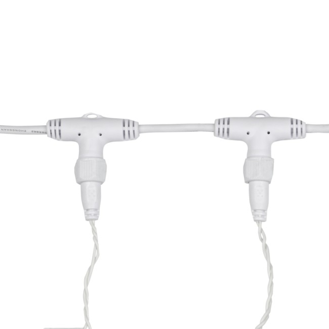 Гирлянда Светодиодный Дождь 2х3 м, 600 LED ТЕПЛЫЙ БЕЛЫЙ, белый ПВХ, IP65, эффект мерцания, 230В соединяется NEON-NIGHT (нужен шнур питания 303-500-1)