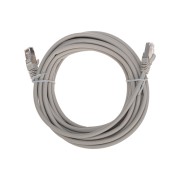 Патч-корд F/UTP, CAT 5e, RJ45-RJ45, 26AWG, LSZH, серый, 5м REXANT Патч-корд F/UTP, CAT 5e, RJ45-RJ45, 26AWG, LSZH, серый, 5м REXANT
