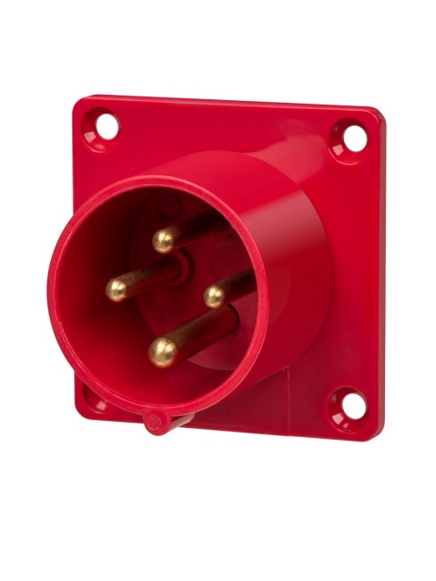 Вилка 614 скрытая 3Р+РЕ 16А 380В IP44 TDM Вилка 614 скрытая 3Р+РЕ 16А 380В IP44 TDM