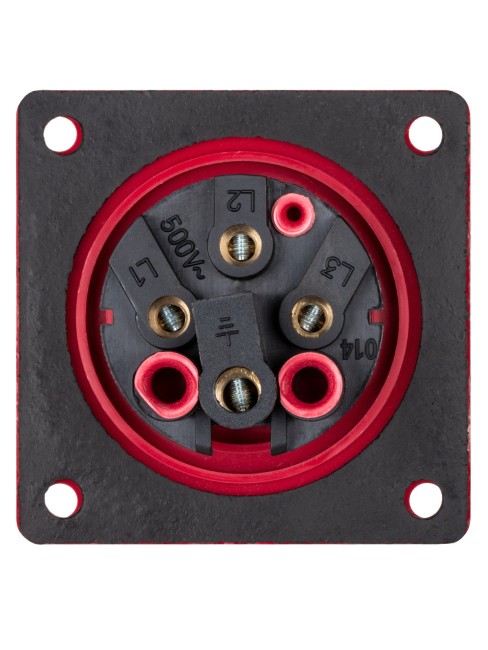 Вилка 614 скрытая 3Р+РЕ 16А 380В IP44 TDM Вилка 614 скрытая 3Р+РЕ 16А 380В IP44 TDM