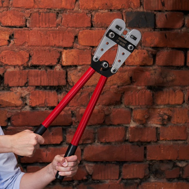 Кримпер HT-2515 для обжима силовых наконечников и гильз 6, 10, 16, 25, 35, 50 мм² REXANT