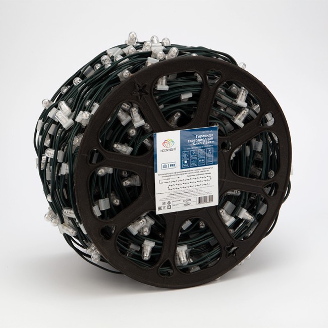 Гирлянда LED ClipLight 12V 150 мм, цвет диодов Белый, Flashing (Белый) Гирлянда LED ClipLight 12V 150 мм, цвет диодов Белый, Flashing (Белый)