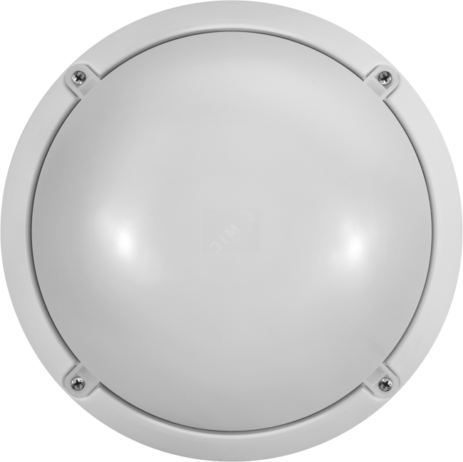 Светильник светодиодный ДБП-7w 6500К 520Лм круглый пластиковый IP65 белый ОНЛАЙТ