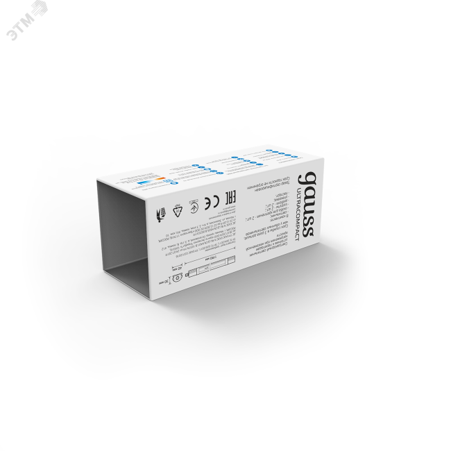 Светильник светодиодный ДСП-36 Вт 2840 Лм 6500K IP65 1190х40х30 мм линейный матовый ULTRACOMPACT Gauss