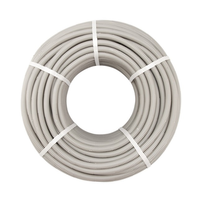 Труба гофрированная из ПВХ с зондом, ø16мм (бухта 100 м/уп) PROconnect