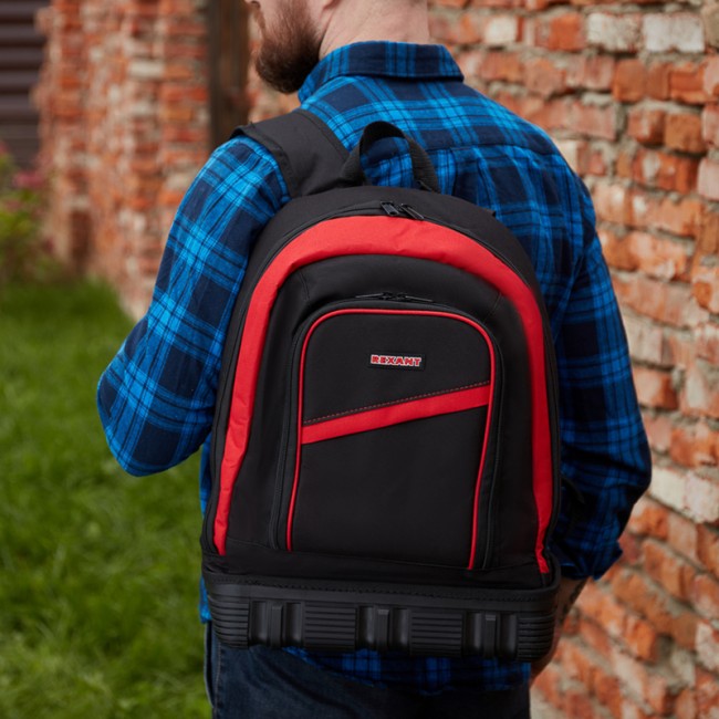 Рюкзак монтажника с резиновым дном RE-12 REXANT Рюкзак монтажника с резиновым дном RE-12 REXANT