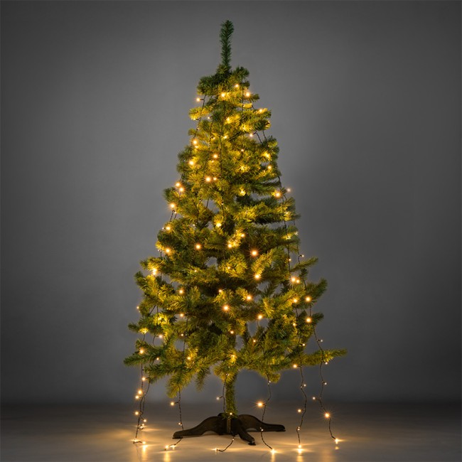 Елочная гирлянда с кольцом, 7 нитей по 1,5 метра, цвет диодов теплый белый, не соединяется Елочная гирлянда с кольцом, 7 нитей по 1,5 метра, цвет диодов теплый белый, не соединяется