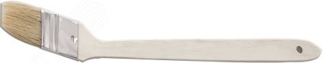 Кисть радиаторная, натур. светлая щетина, деревянная ручка 2.5'' (63 мм)
