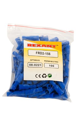 Разъем штекерный изолированный гнездо 4 мм 1.5-2.5 мм² (РШи-м 2.5-4/РШИм 2-5-4 ) синий REXANT Разъем штекерный изолированный гнездо 4 мм 1.5-2.5 мм² (РШи-м 2.5-4/РШИм 2-5-4 ) синий REXANT