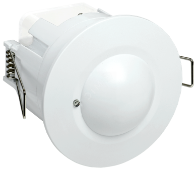 Датчик движения МВ встраиваемый 1200w 360 гр. 8м IP20 белый