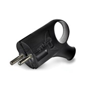 Евровилка угловая с ушком черная Евровилка угловая с ушком черная