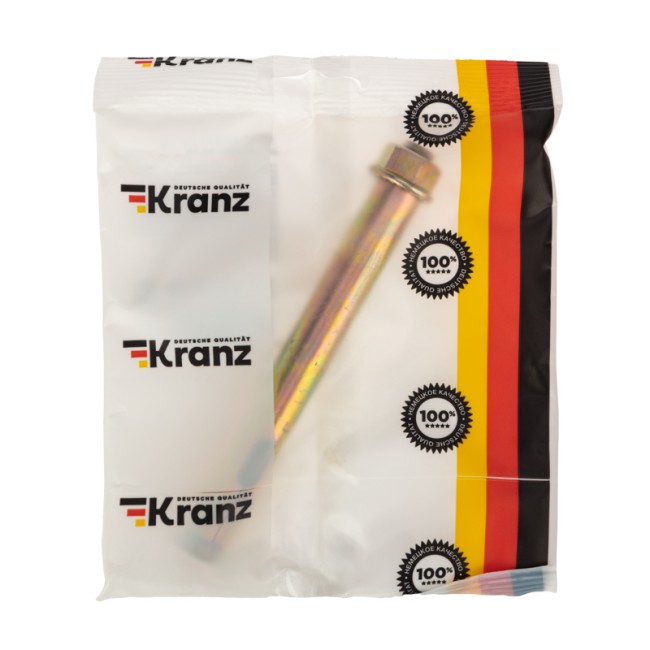 Анкерный болт KRANZ с гайкой 16х147, пакет (1 шт./уп.)