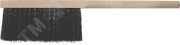 Щетка-сметка, искусств. щетина, деревянная ручка, 3-х рядная 350 мм