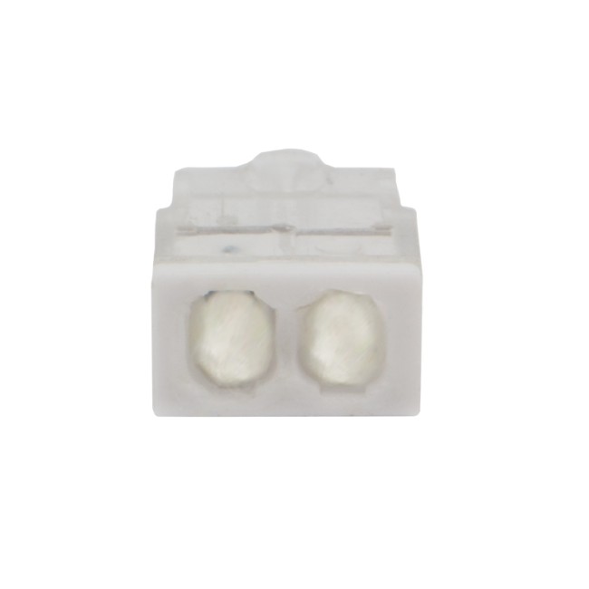 Экспресс-клемма с пастой REXANT СМК 2273-242, 2-проводная 0.5-2.5 мм², прозрачная (100 шт./уп.)