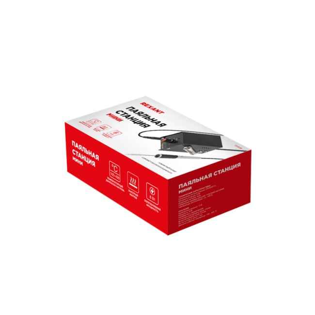 Паяльная станция (паяльник), серия МИНИ - Mi08, 8Вт, 230В, 100-450°C, (ZD-927) REXANT Паяльная станция (паяльник), серия МИНИ - Mi08, 8Вт, 230В, 100-450°C, (ZD-927) REXANT