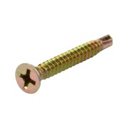 Саморез оконный KRANZ сверло, 3.9х25, желтый цинк, короб (500 шт./уп.) Саморез оконный KRANZ сверло, 3.9х25, желтый цинк, короб (500 шт./уп.)